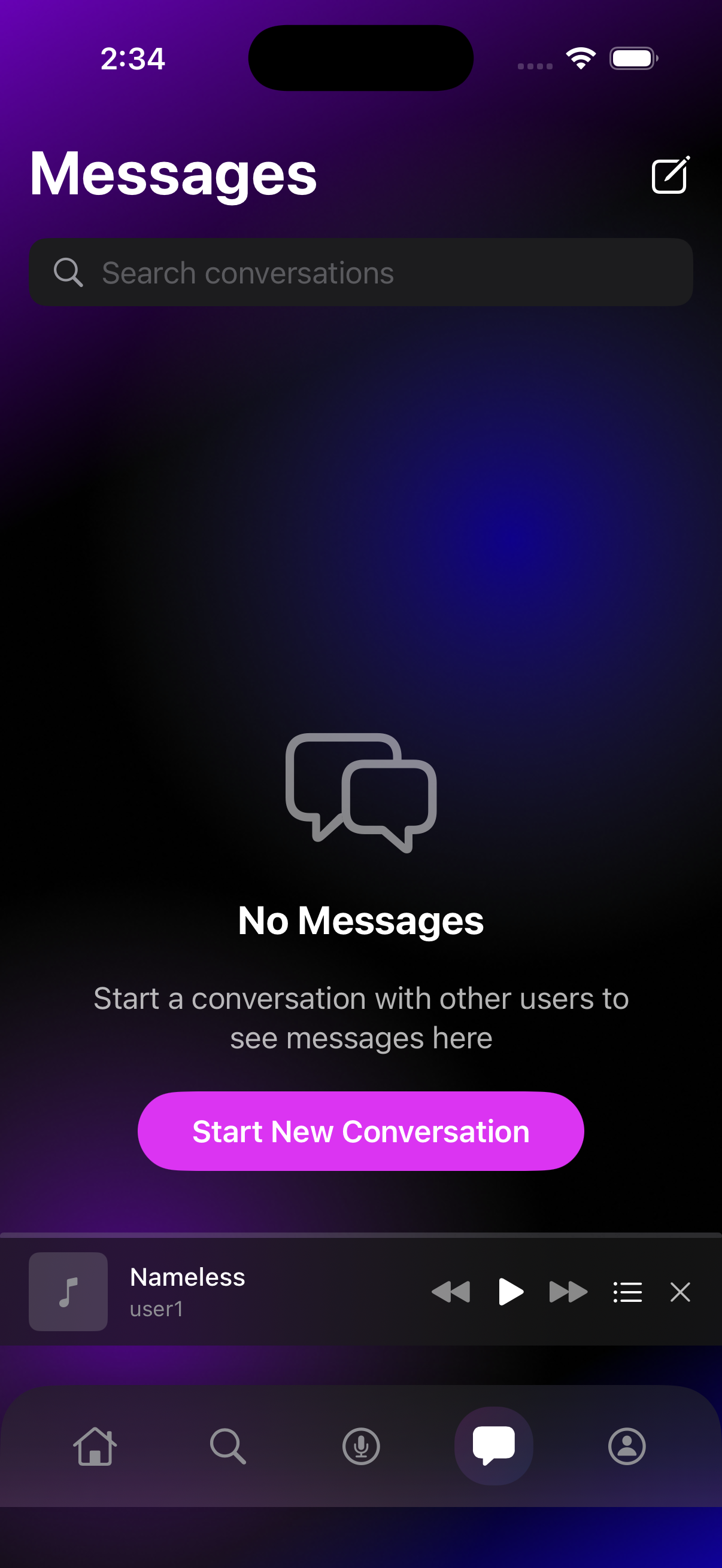 SoundSwipe Messages