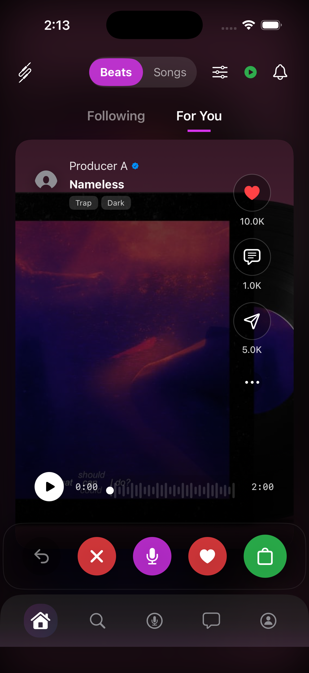 SoundSwipe Homepage
